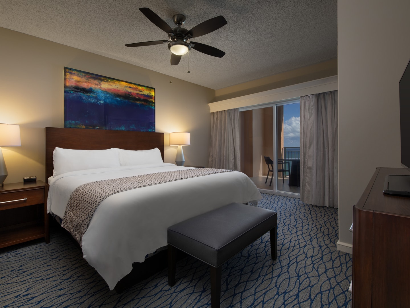 Marriott's BeachPlace Towers Villa Master Bedroom. Marriott's BeachPlace Towers is located in Fort Lauderdale, Florida United States.