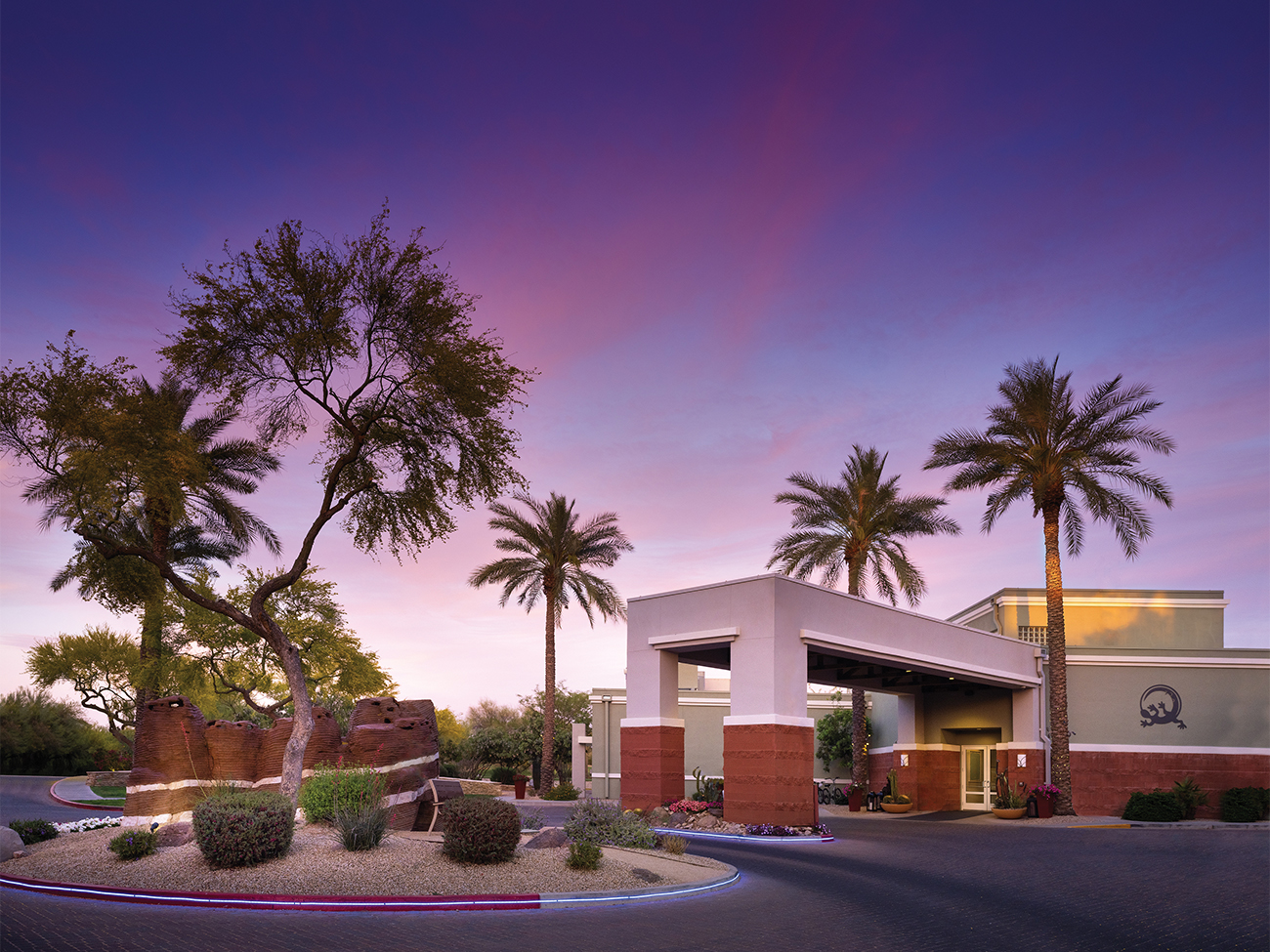 Marriott's Canyon Villas Entrance. Marriott's Canyon Villas is located in Phoenix, Arizona United States.