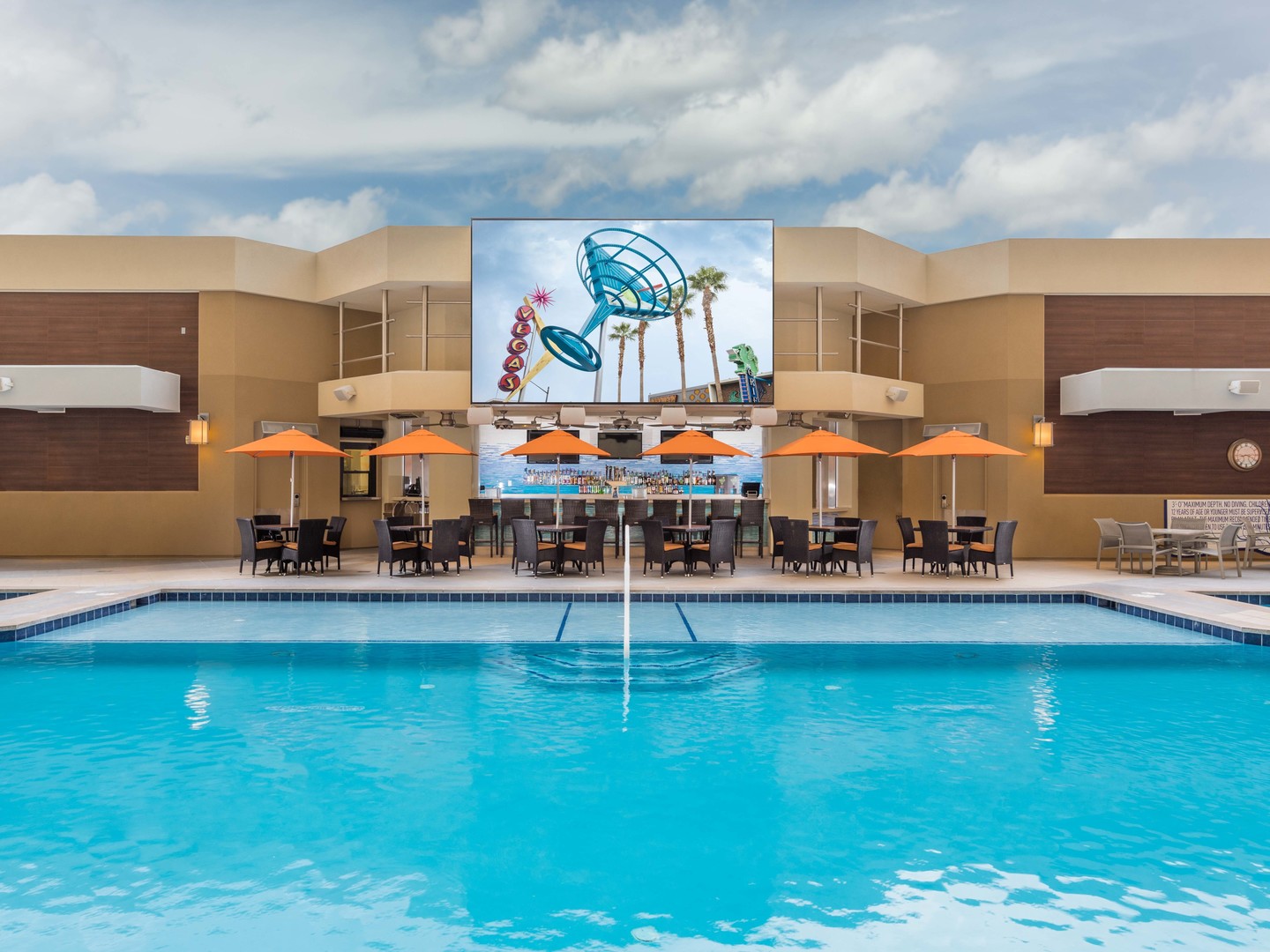 Marriott's Grand Chateau<span class='trademark'>®</span> 5th Floor Pool. Marriott's Grand Chateau<span class='trademark'>®</span> is located in Las Vegas, Nevada United States.