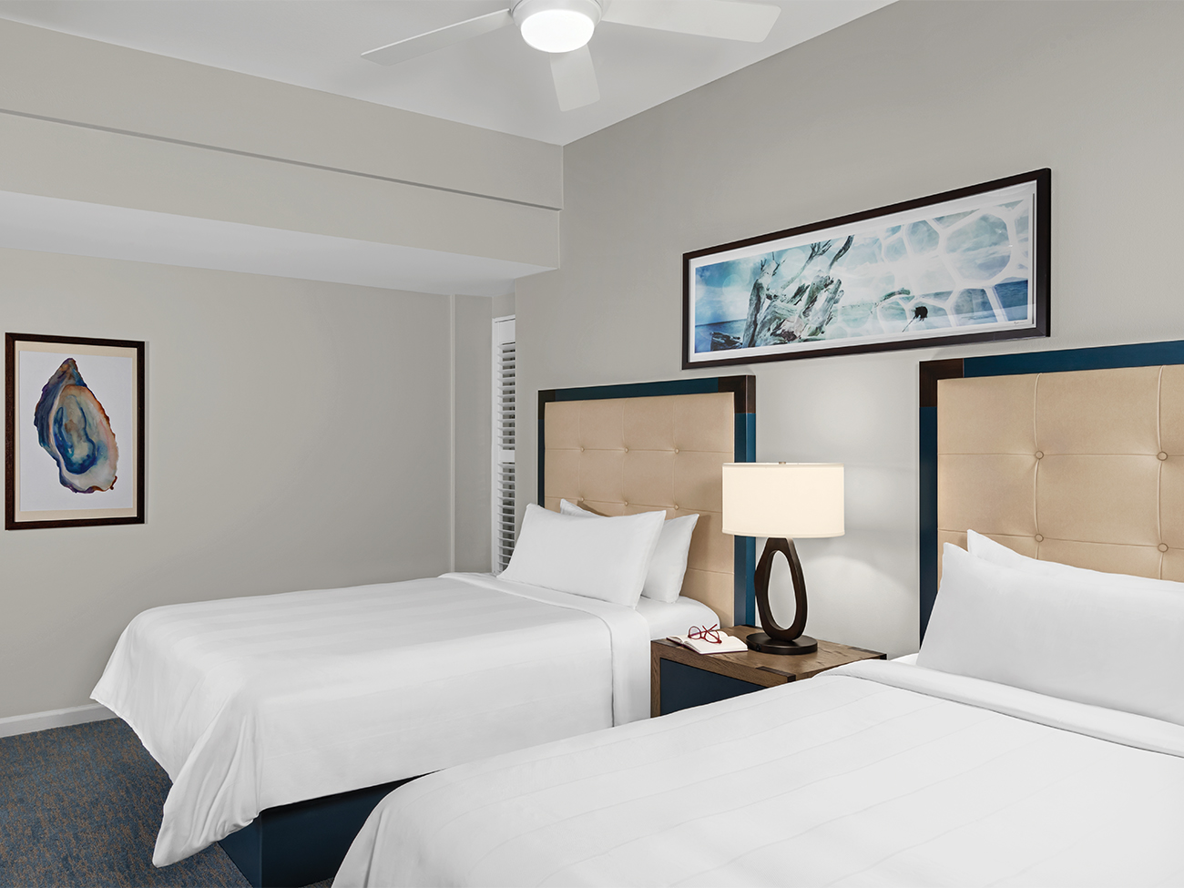 Marriott's Harbour Club Villa Guest Bedroom. Marriott's Harbour Club is located in Hilton Head Island, South Carolina United States.
