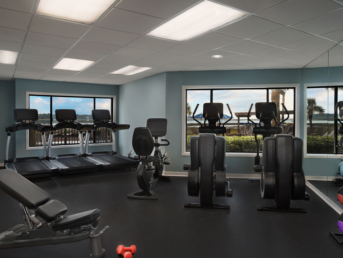 Marriott's Harbour Point Fitness Center. Marriott's Harbour Point is located in Hilton Head Island, South Carolina United States.