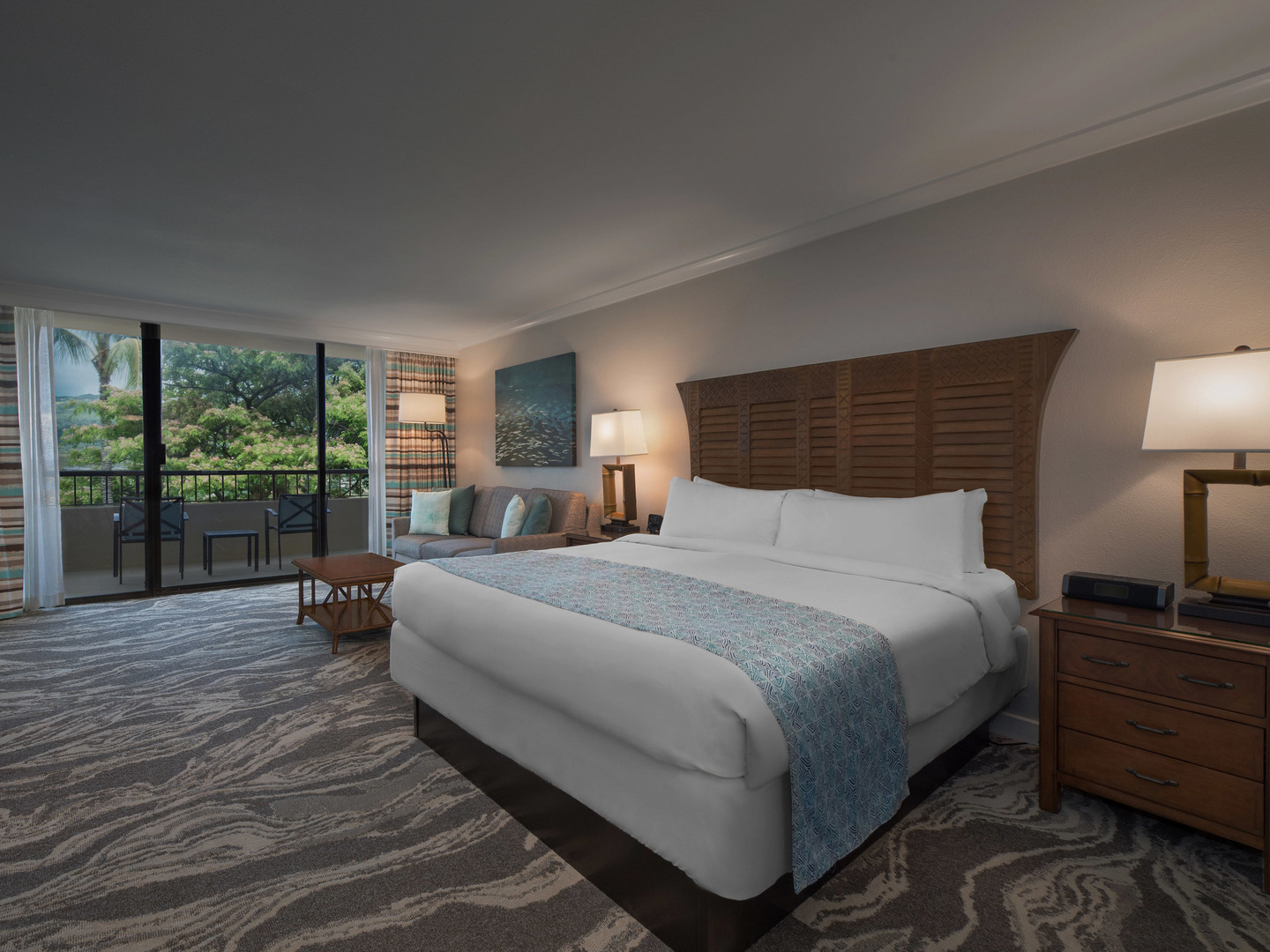 Marriott's Maui Ocean Club - Molokai, Maui, and Lanai Towers Villa Guest Bedroom. Marriott's Maui Ocean Club - Molokai, Maui, and Lanai Towers is located in Lāhainā, Maui, Hawai‘i United States.