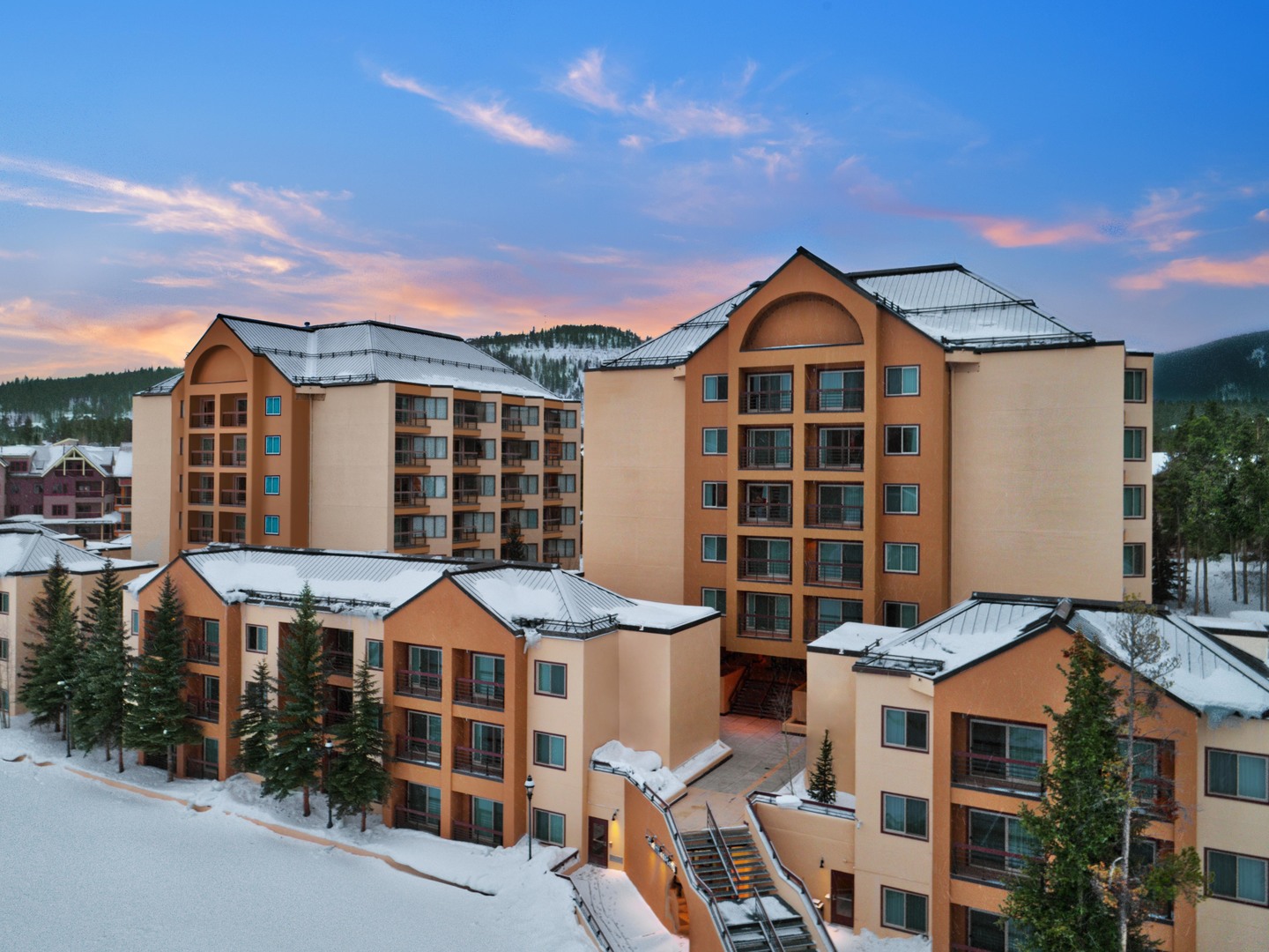 Marriott's Mountain Valley Lodge Resort Exterior. Marriott's Mountain Valley Lodge is located in Breckenridge, Colorado United States.