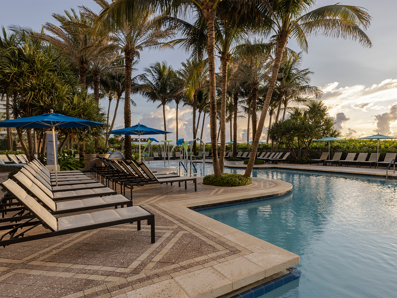 Marriott's Oceana Palms Pool. Marriott's Oceana Palms is located in Riviera Beach, Florida United States.