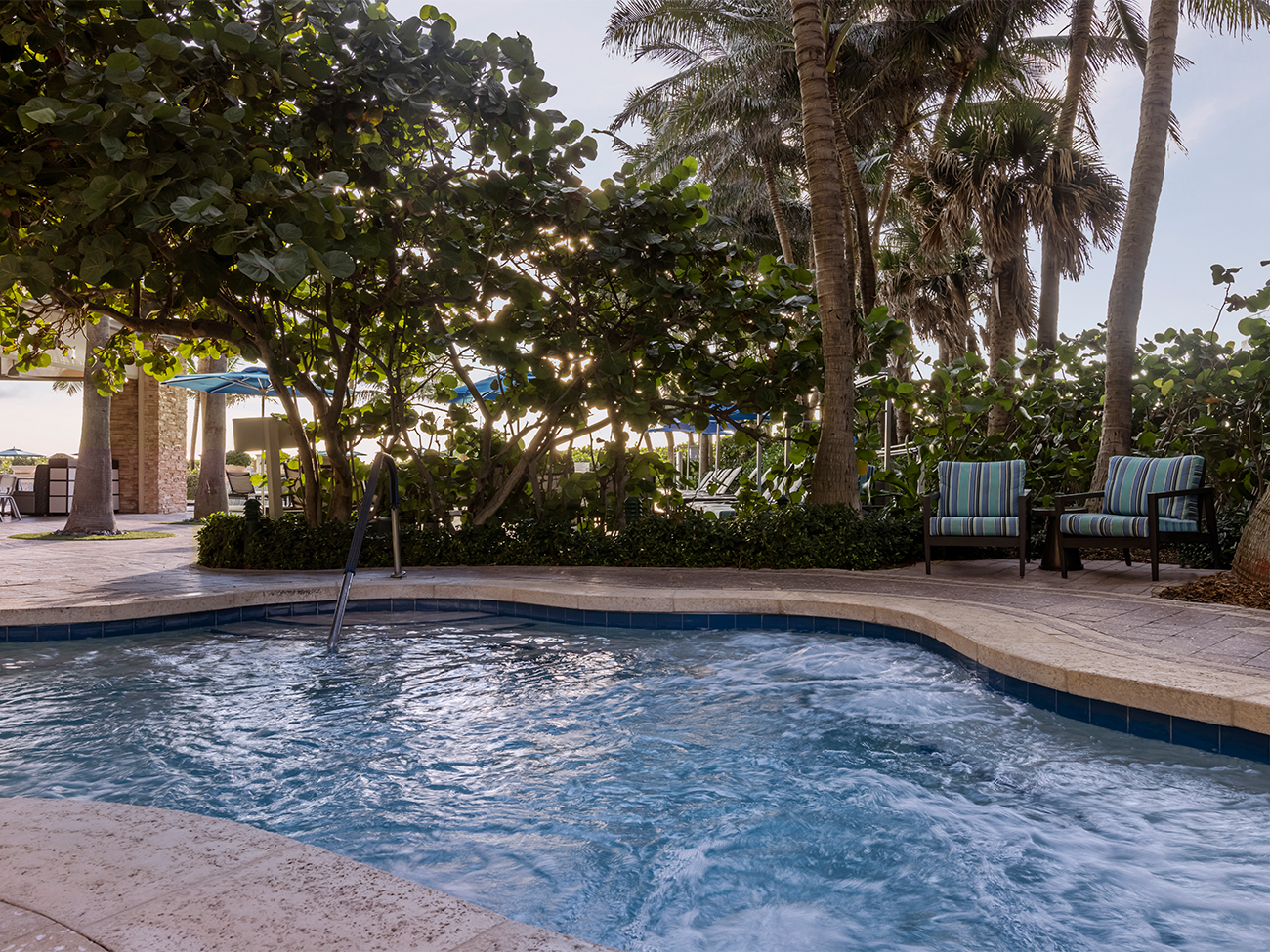 Marriott's Oceana Palms Whirlpool Spa. Marriott's Oceana Palms is located in Riviera Beach, Florida United States.