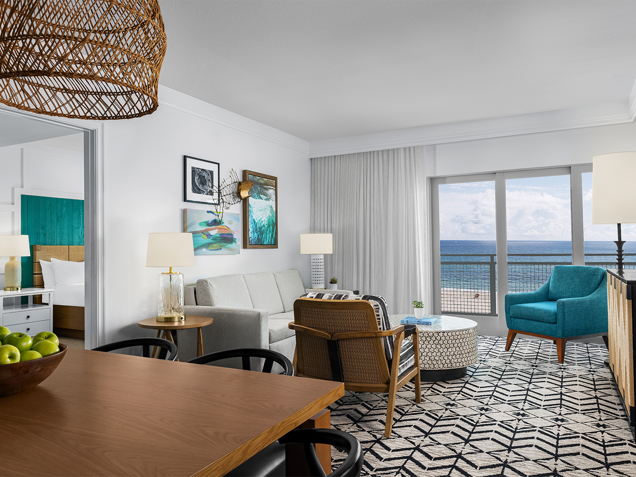 Marriott's Oceana Palms Ocean Front Living Room. Marriott's Oceana Palms is located in Riviera Beach, Florida United States.