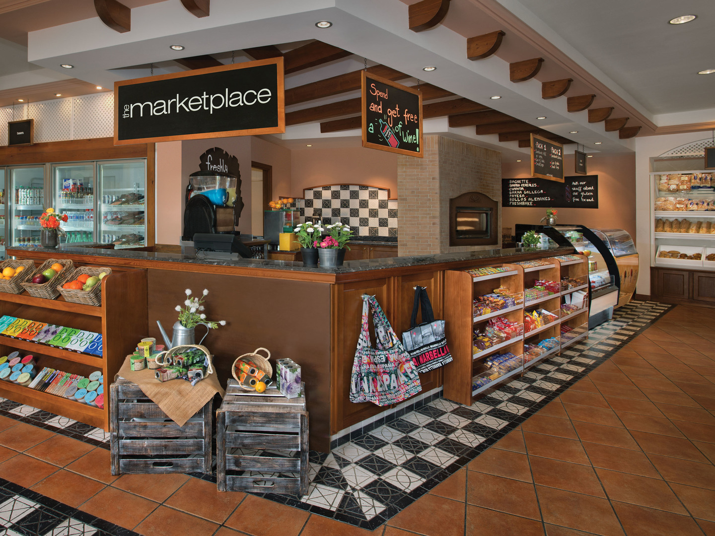 Marriott's Playa Andaluza Marketplace - Bread Baked Fresh Daily. Marriott's Playa Andaluza is located in Estepona,  Spain.
