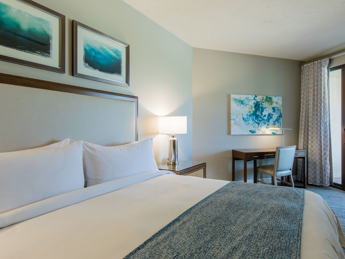 Marriott's Sabal Palms 2-Bedroom Villa Master Bedroom. Marriott's Sabal Palms is located in Orlando, Florida United States.