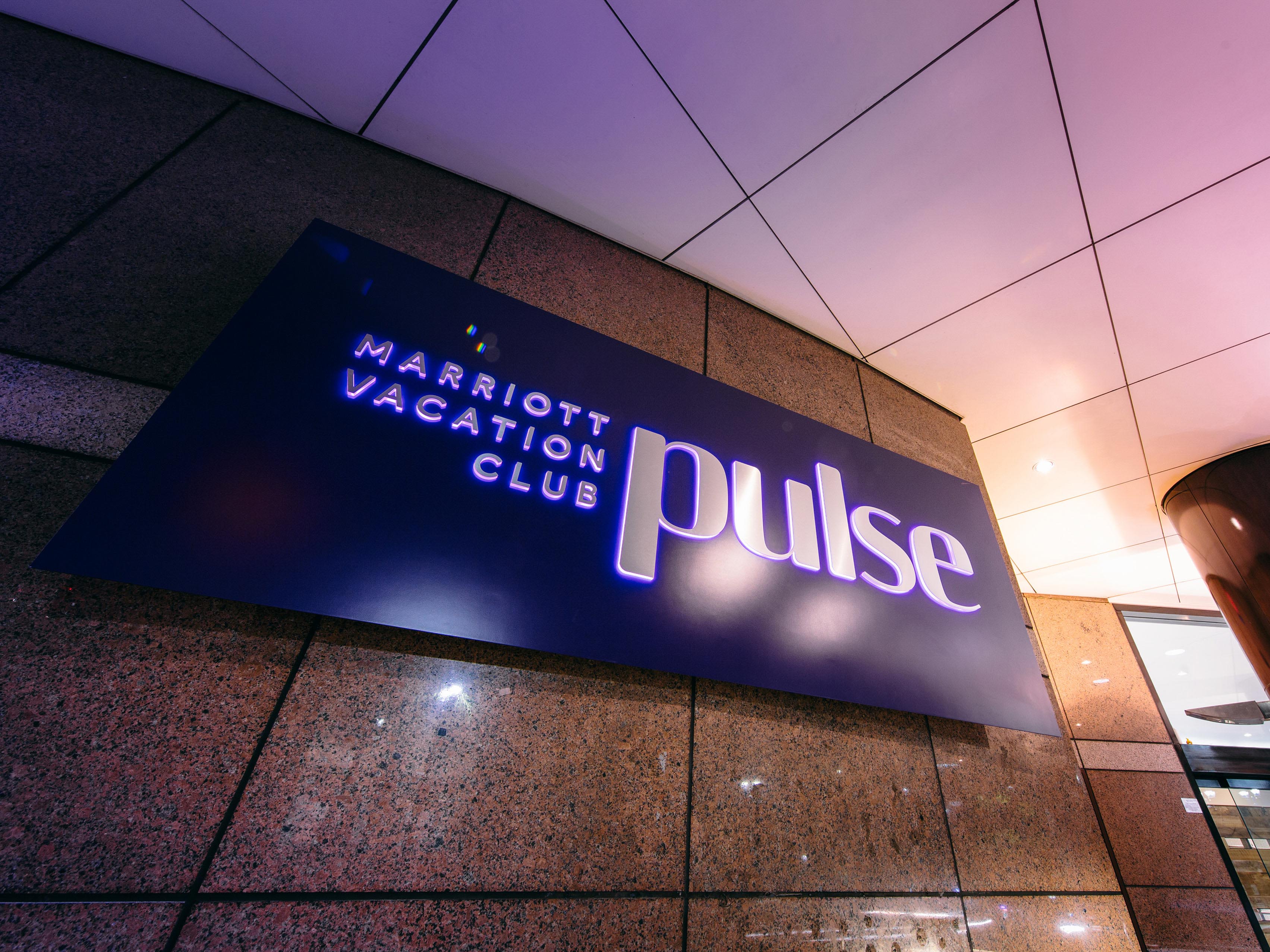 Marriott Vacation Club Pulse<span class='trademark'>®</span>, San Diego Entrance. Marriott Vacation Club Pulse<span class='trademark'>®</span>, San Diego is located in San Diego, California United States.